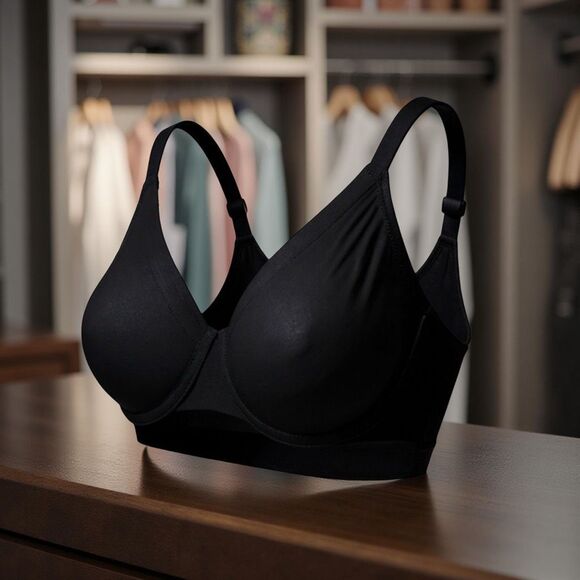 Kim Kardashian SKIMS Unlined Onyx T Shirt Bra Size 36B - Picture 8 of 8